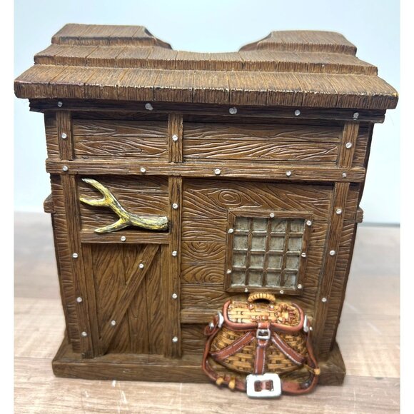 Rustic Cabin Tissue Box Cover - Picture 2 of 3